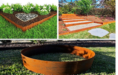 corten steel edging